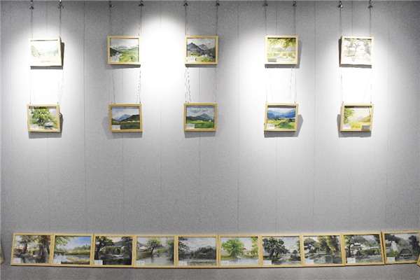 300余件佳作亮相 汉阳三中婺源写生作品展开幕_fororder_图片23