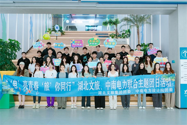 中南电力和湖北文旅50余青年开展主题团日活动