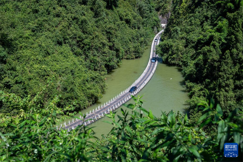 湖北宣恩:游绿水青山 享夏日清凉