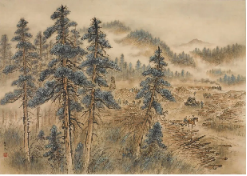 “从画派到学院：岭南中国画的现代转型专题展”在汉开幕