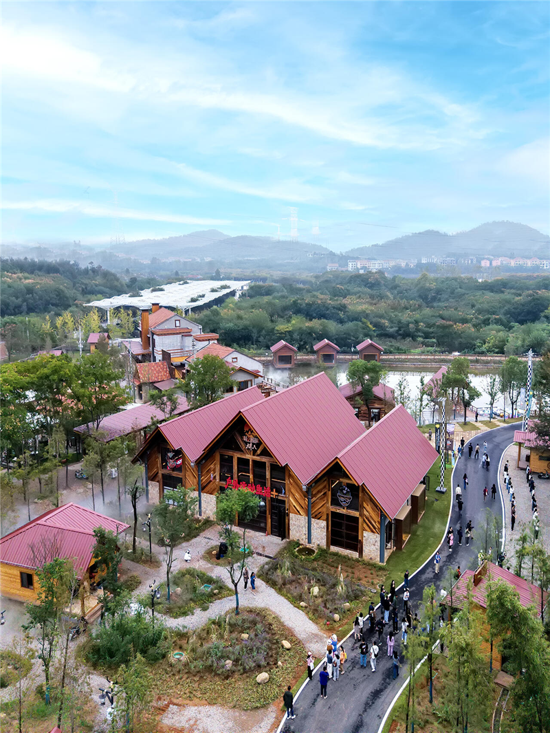江夏大青八户外运动村开业 武汉人家门口添“户外乌托邦”_fororder_图片32
