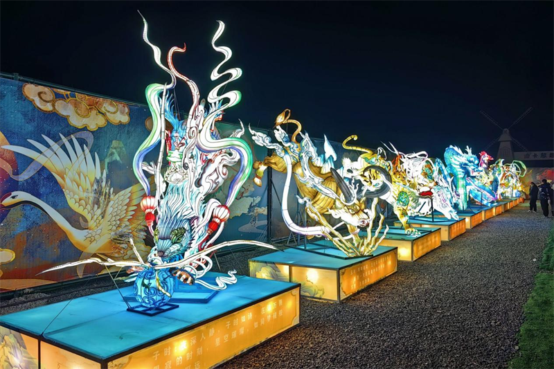 世界级灯展在襄阳樊城点亮