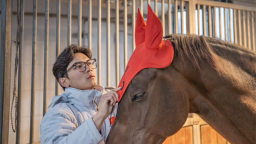 武汉商学院留校学生陪“主角”共迎马年新春