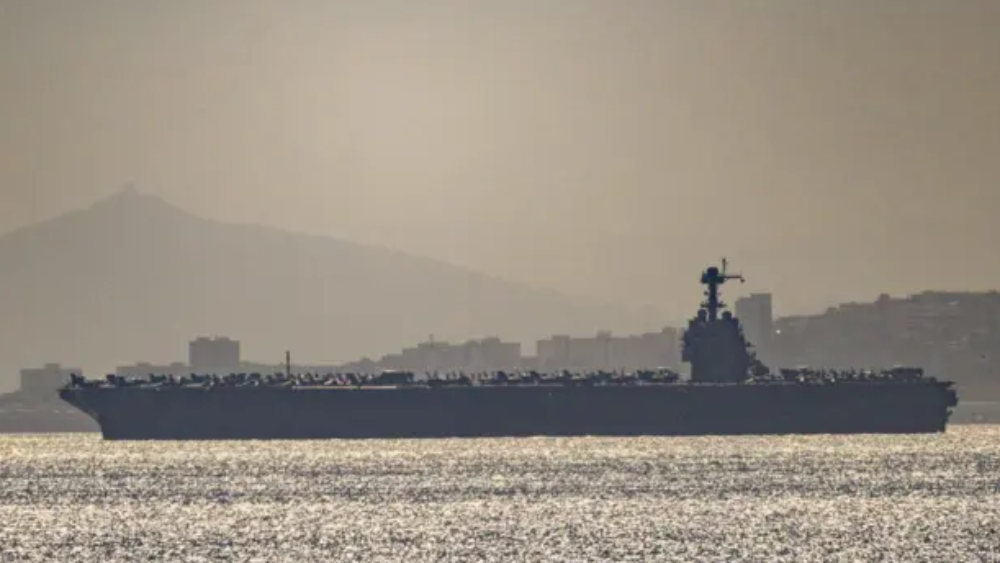 视频丨伊称3天内完成核协议草案 美最大核动力航母进入地中海_fororder_a9f2a35d689b41d28a9935ca6e691543