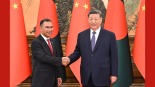 习近平会见孟加拉国总理塔里克