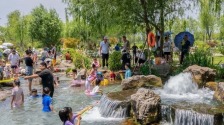 山东济南：泉畔戏水享清凉_fororder_0b0a27e0-3d36-4af7-9fe7-35e3d68da121.700x468