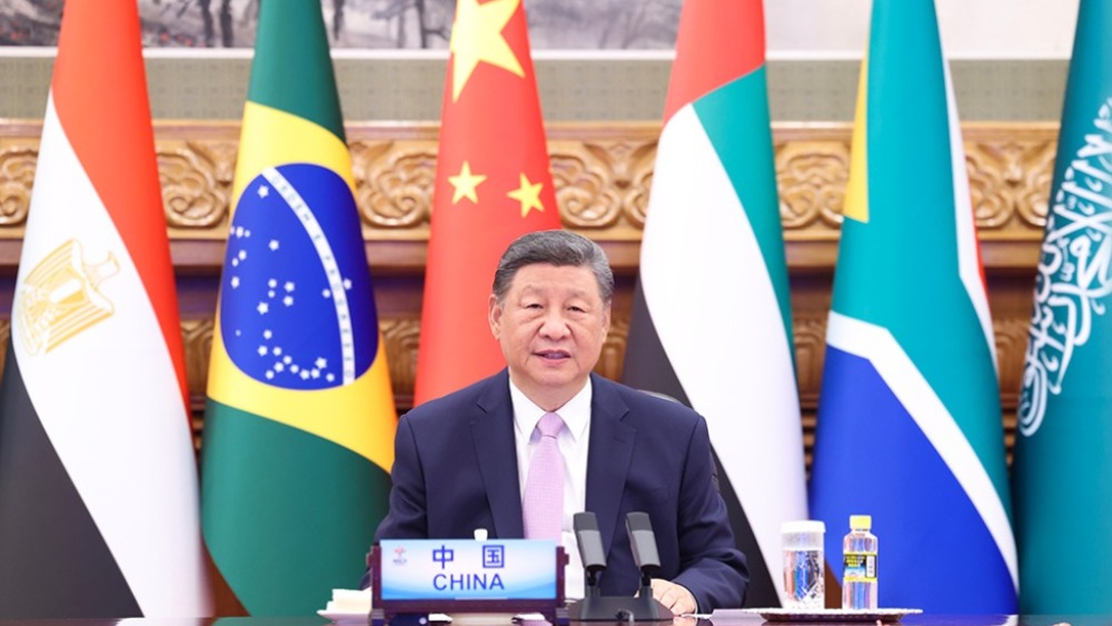 习近平出席金砖国家领导人线上峰会并发表重要讲话