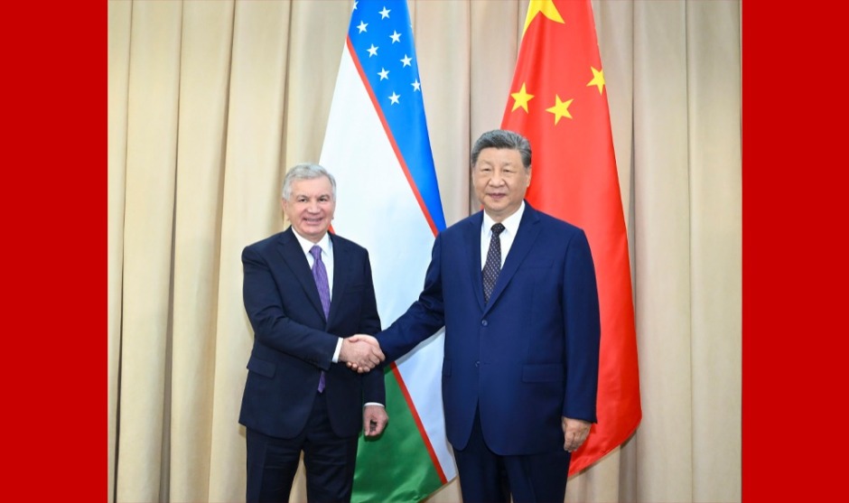 视频丨习近平会见乌兹别克斯坦总统米尔济约耶夫_fororder_1788190613115_357