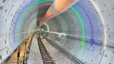 市域（郊）铁路成德线实现正线“洞通”_fororder_IMG_4245