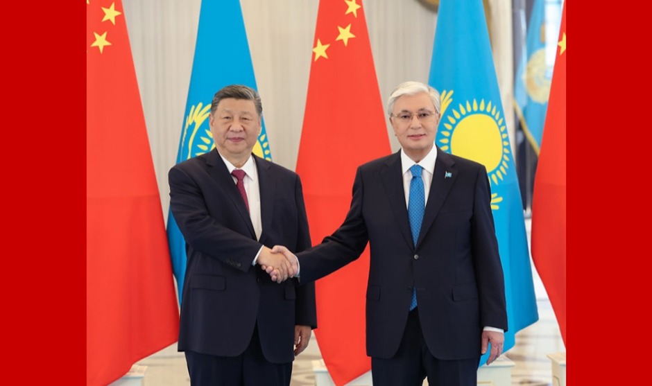 习近平同哈萨克斯坦总统托卡耶夫会谈_fororder_1750085790160_3