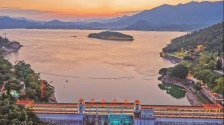 福建福清石竹山：湖心静影映夕阳_fororder_52f430db-907d-49f5-8c2f-f3167befb164