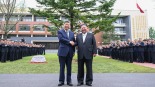 习近平参访朝鲜劳动党中央干部学校_fororder_4444444