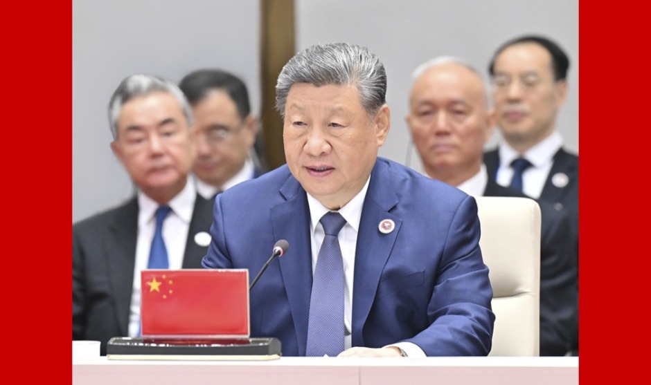 习近平出席上海合作组织成员国元首理事会第二十六次会议_fororder_1788253427507_863