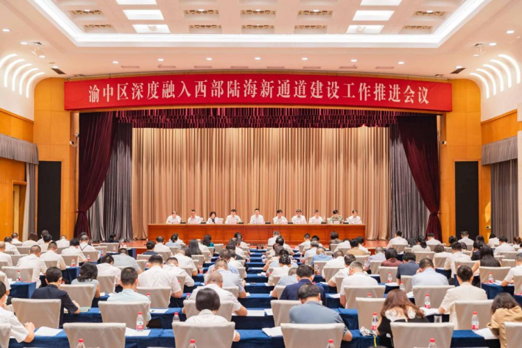 重庆市渝中区召开深度融入西部陆海新通道建设工作推进会_fororder_图片1