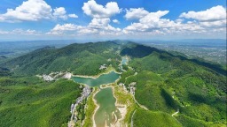 重庆梁平：高山乡镇秋色美