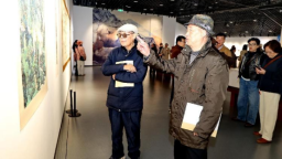 周北溪山水小品暨微型画展在重庆合川开展