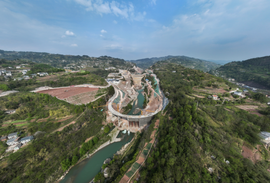 设计度汛高程340.8米 重庆市藻渡水库工程提前完成大坝一期填筑任务_fororder_微信图片_20250410155759