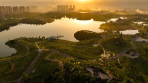 重庆垫江：湿地公园 初夏如画