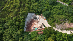 重庆市藻渡水库输水工程盐井坝倒虹吸顶管段贯通