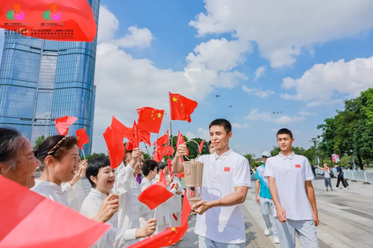 第15回全国運動会の聖火トーチ、広州黄埔でお披露目！_fororder_图片5