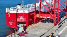 7273辆新能源车从江苏南通出海欧洲