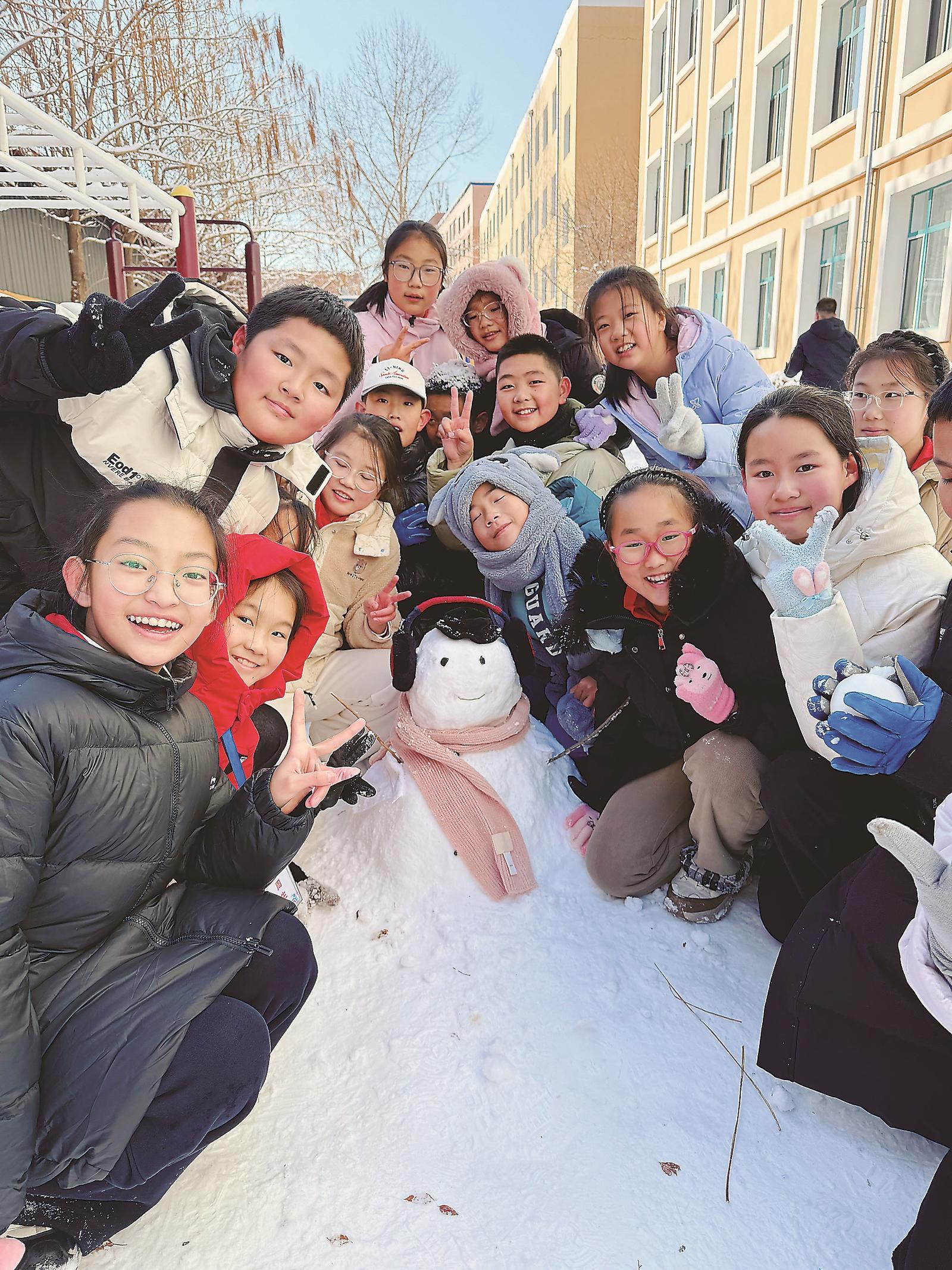吉林“雪假” 孩子们在冰雪里玩嗨了！