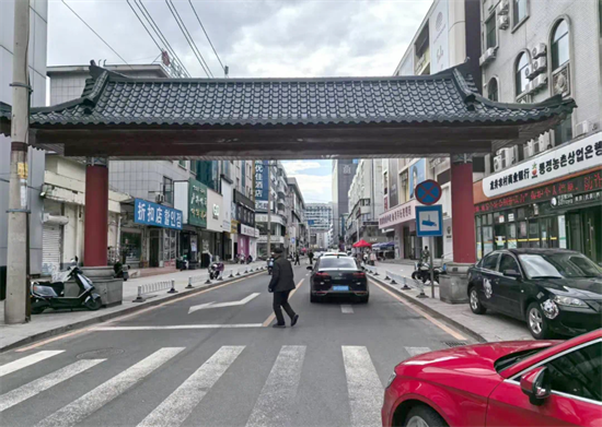 延吉海兰路仿古门完成升级改造_fororder_吉林海兰