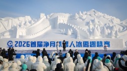 科技与冰雪“双向奔赴” 首届净月机器人冰雪趣味赛在净月潭开赛