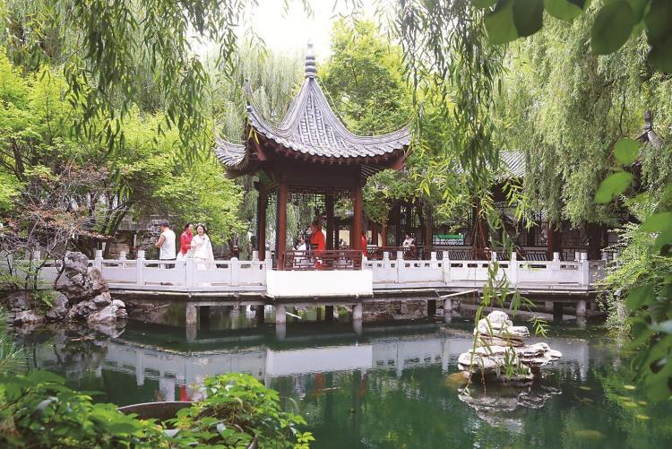 长春锦程公园风光秀美