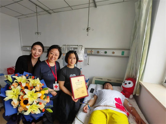 中国一汽员工王小嘉成为吉林省第197例造血干细胞捐献者_fororder_一汽捐献1