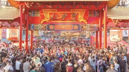 吉林四平：节日氛围浓