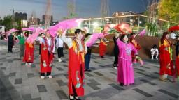 柔和灯光点亮城市夜间生活 延吉韶华园勾勒民生幸福图景