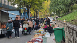 秋日早市烟火浓 延吉河南早市品百味