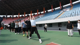 青春燃动“五一” 延吉初三学子冲刺中考体育