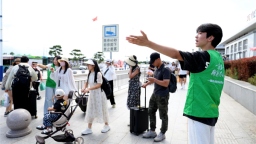 志愿服务暖旅途 文明延吉展风采