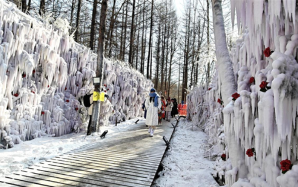 吉林安图长白山大关东文化园冰雪狂欢季活动正式启动_fororder_安图打图