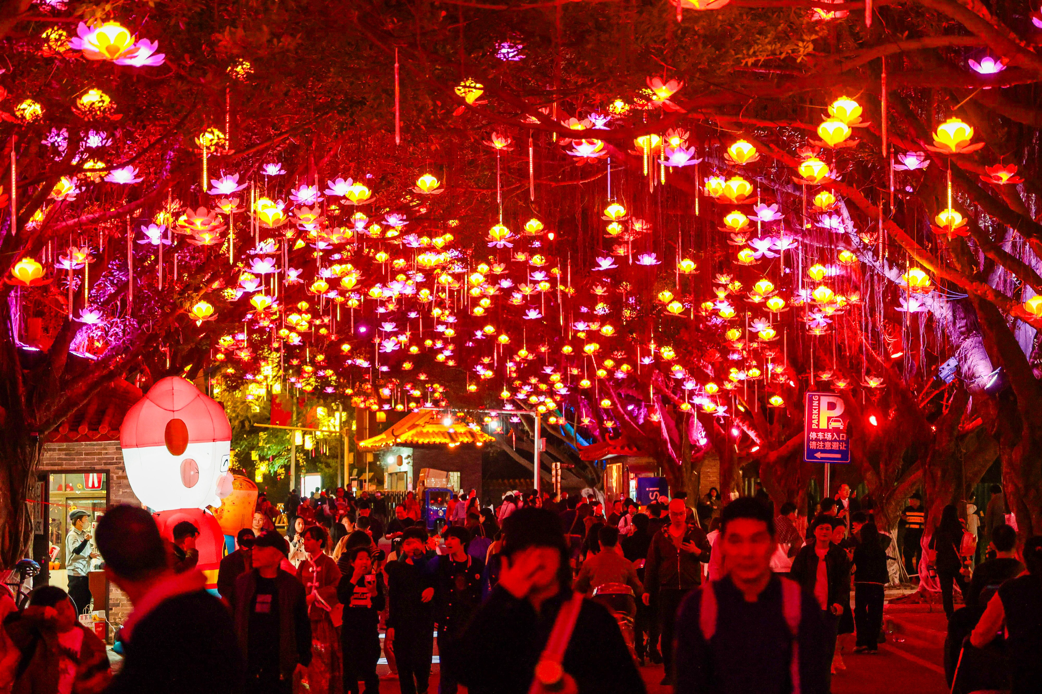 超10000盏彩灯亮了！2025年粤港澳大湾区灯会超长“待机”68天