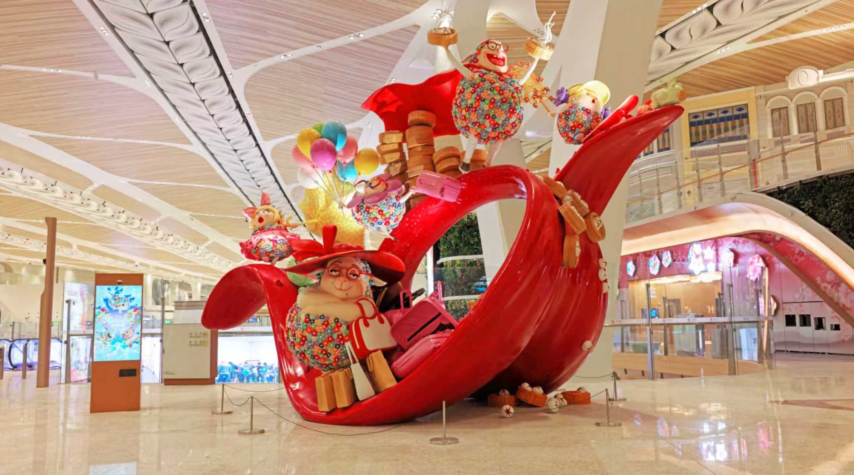 在广州白云机场T3邂逅公共艺术，每一处都是岭南与世界的温柔对话_fororder_4