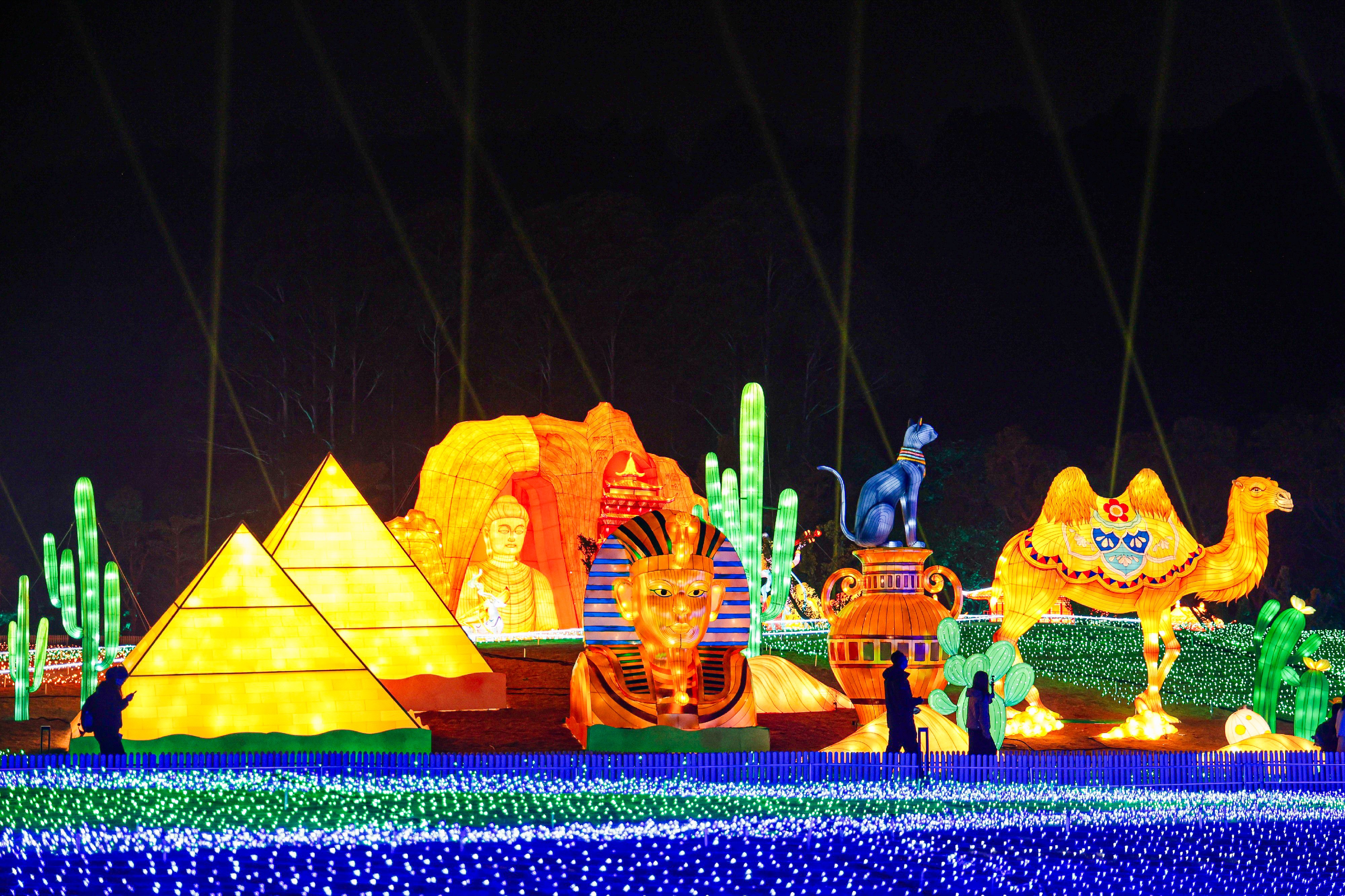 超10000盏彩灯亮了！2025年粤港澳大湾区灯会超长“待机”68天