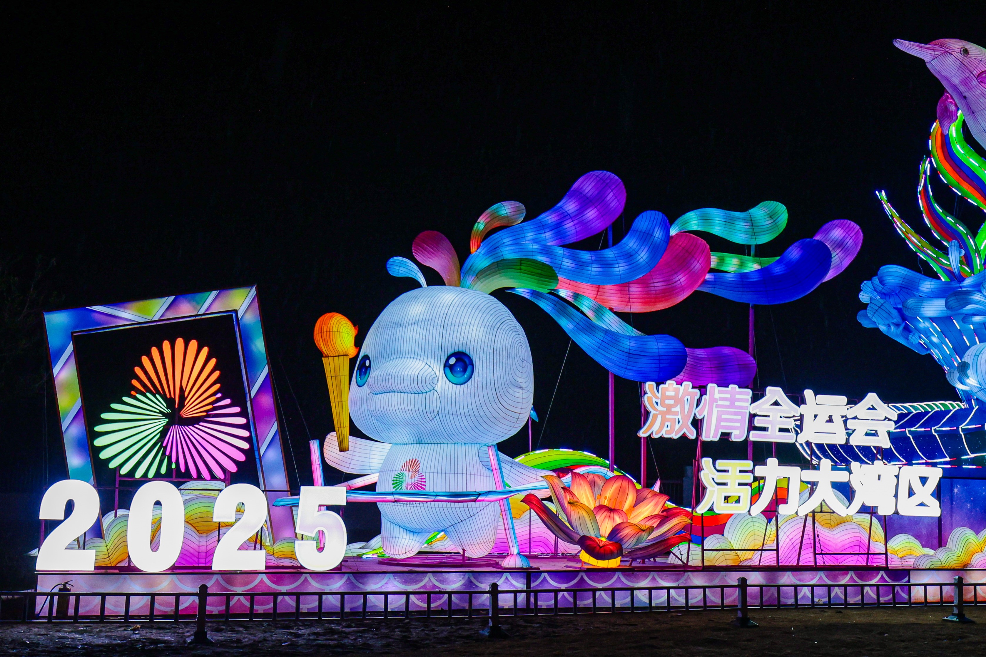 超10000盏彩灯亮了！2025年粤港澳大湾区灯会超长“待机”68天