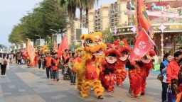 2026广州从化百狮大巡游暨传统南狮争霸赛开幕