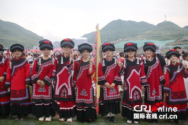 毕节2025火把狂欢暨避暑旅游季火热进行中 六万余人共赴文旅盛宴_fororder_迎宾队列.JPG