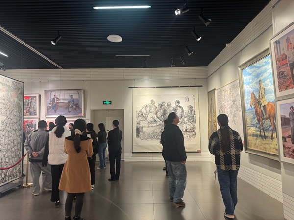 “赓续红色血脉 传承南梁精神” 革命主题绘画艺术作品巡展走进贵州 “赓续红色血脉 传承南梁精神” 革命主题绘画艺术作品巡展走进贵州_fororder_44