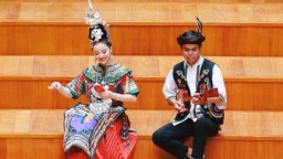 贵州黎平侗族演员携侗族大歌亮相国家大剧院
