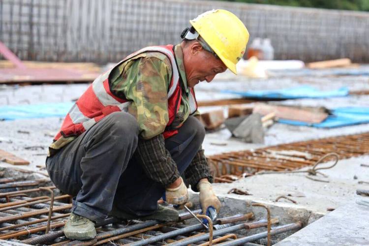 来自安盘高速建设工地的报道丨巨龙穿越“花木树”