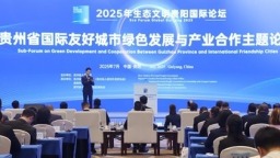 贵州省国际友好城市绿色发展与产业合作主题论坛举行 7对省市级友城签署友好协议文本