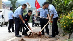 黔东南公安党员先锋筑牢抗洪救灾“红色防线”