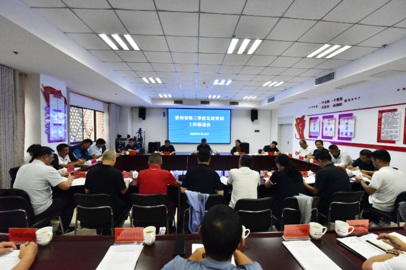 强化党建引领 聚焦青训核心 贵州省第三季度足球青训工作推进会在兴义召开