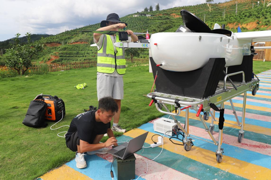 开通“空中信号” 中国移动无人机基站驰援榕江_fororder_11