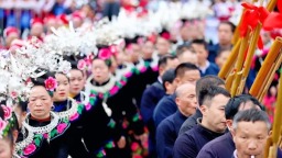 贵州凯里：2026年舟溪甘囊香芦笙会精彩上演